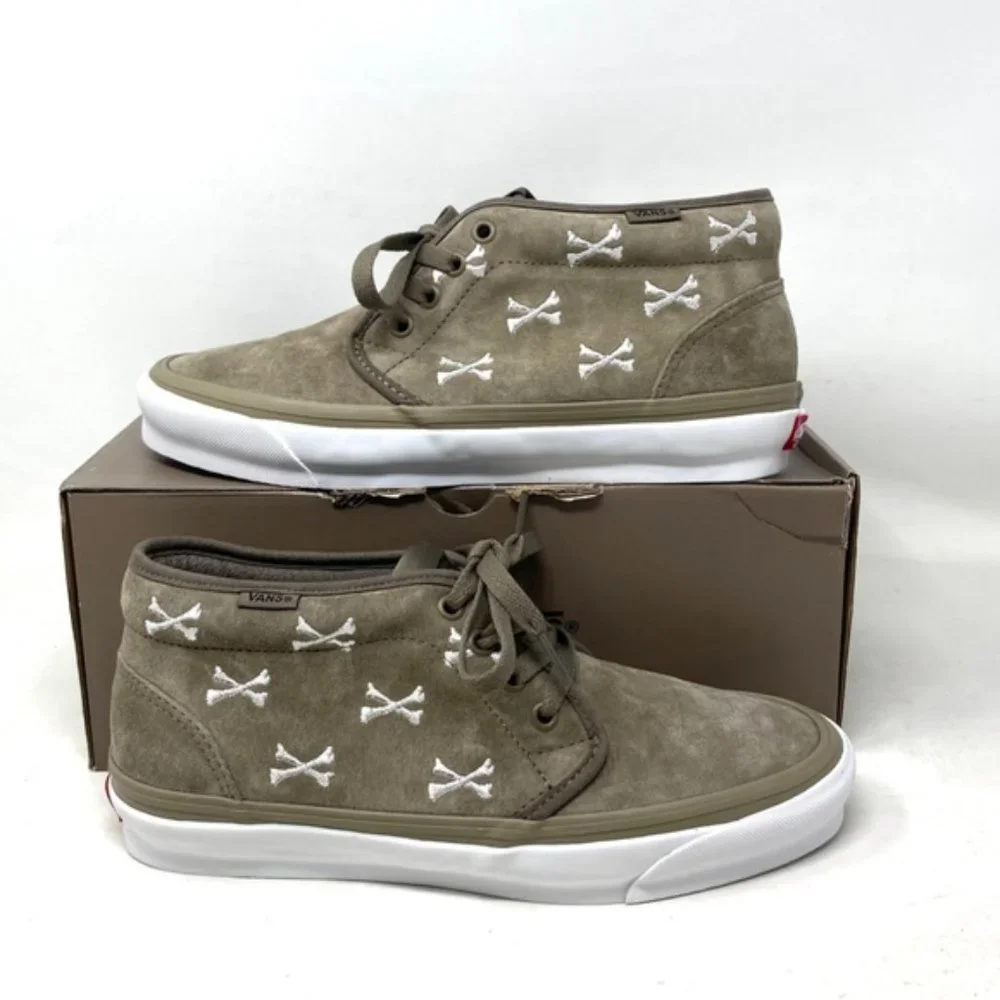 VANS Vault Chukka LX Sneakers Mid Suede Women's Bones Coyote Shoes VN0A4U3GBMD